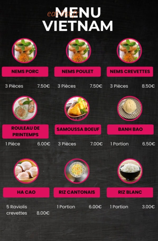 Rubis Sushi — carte page 5