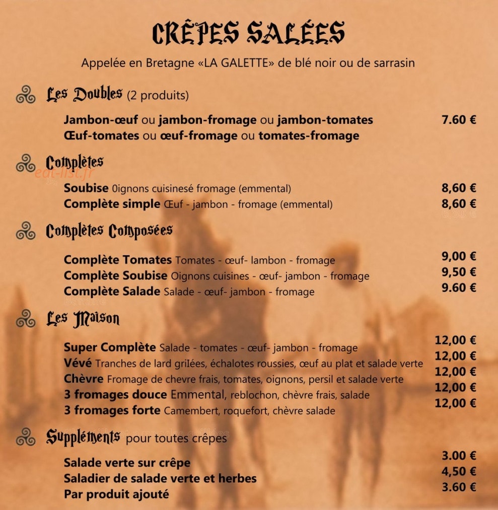 Sous les Lampions — carte page 2