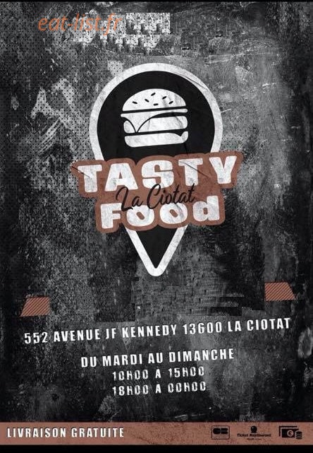 Tasty Food — carte page 1