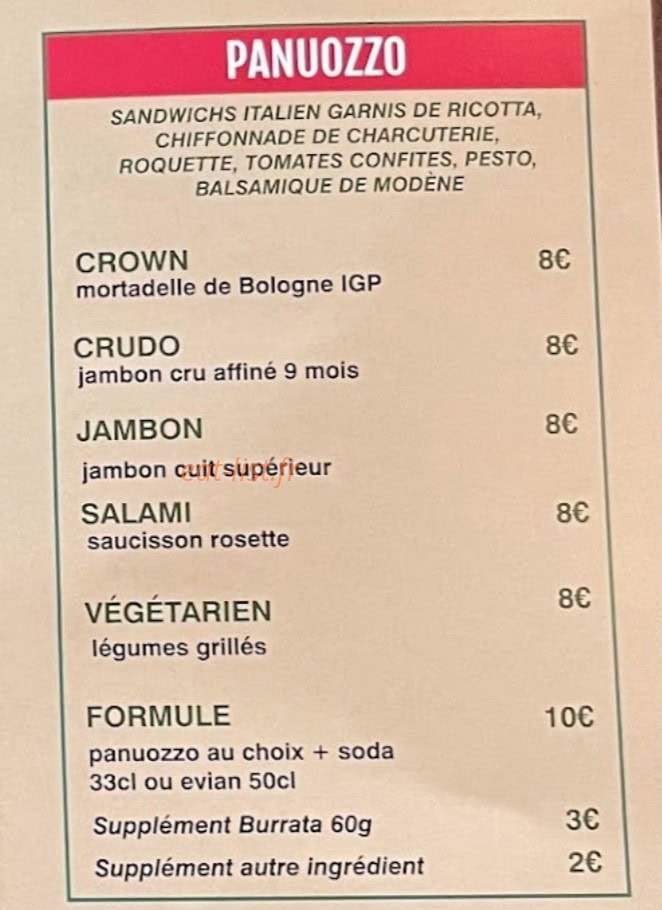 The Crown — carte page 3