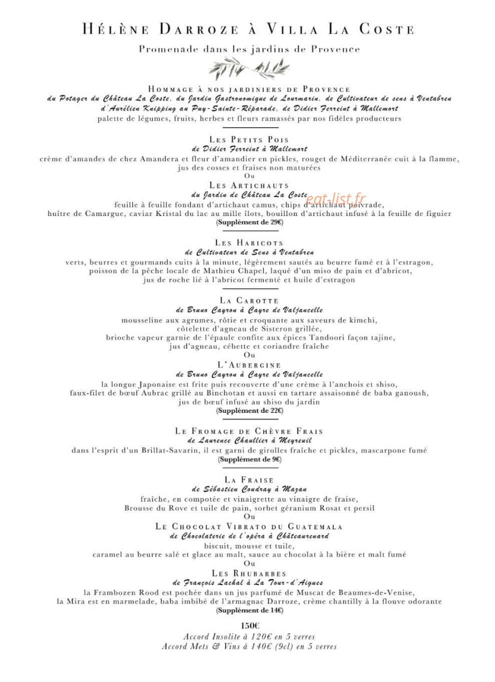 Hélène Darroze — carte page 3