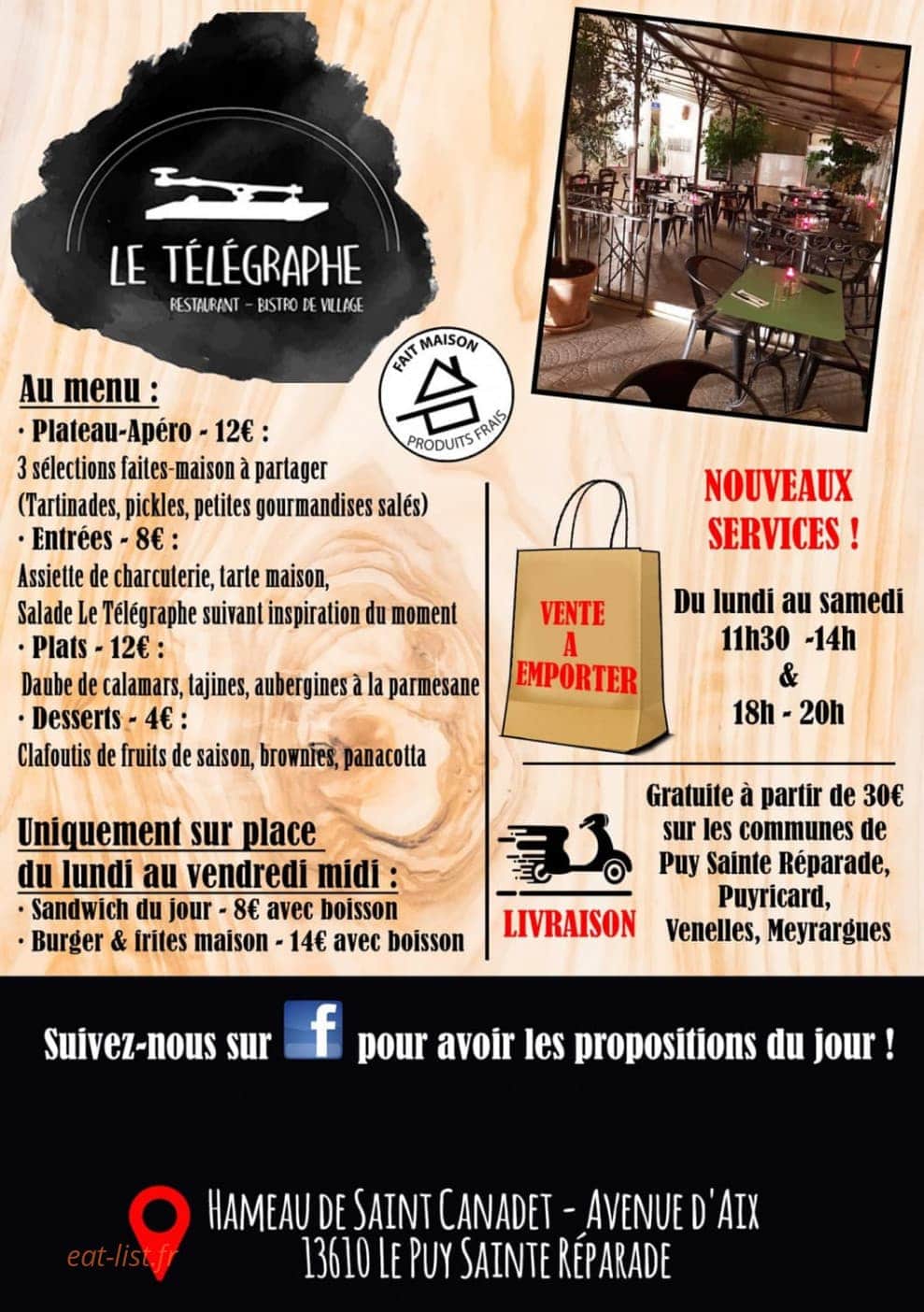 Le Télégraphe — carte page 1