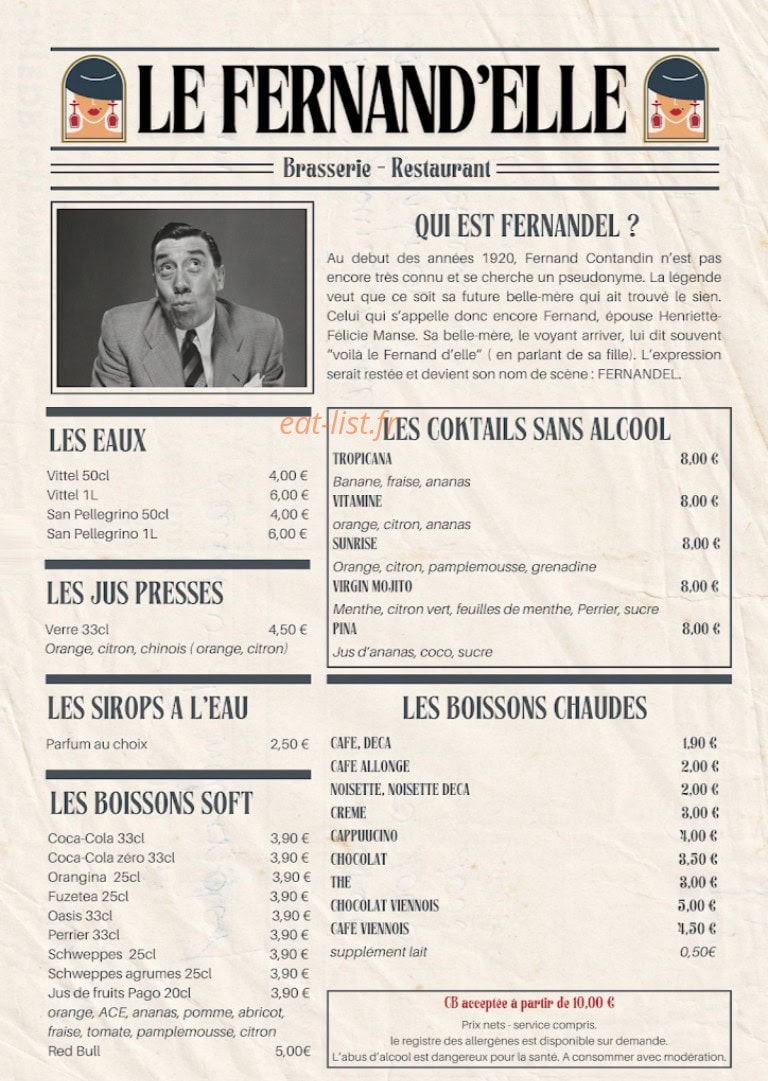 Le Fernand'elle — carte page 3