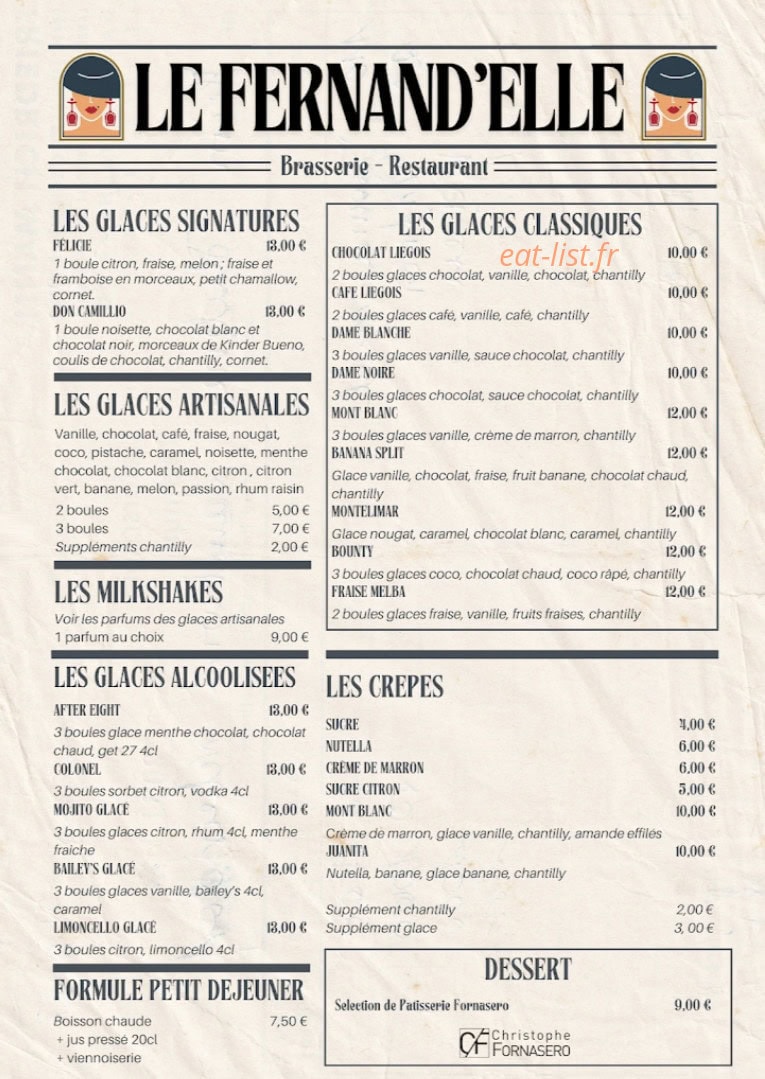 Le Fernand'elle — carte page 2