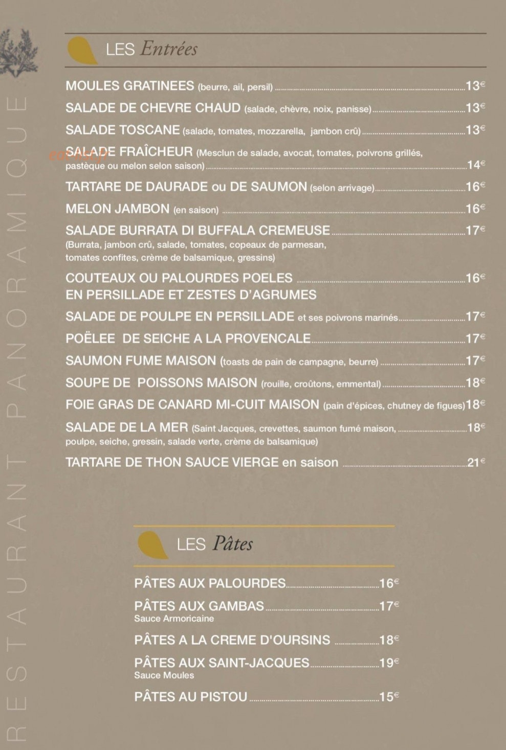 Le Saint Trop — carte page 3