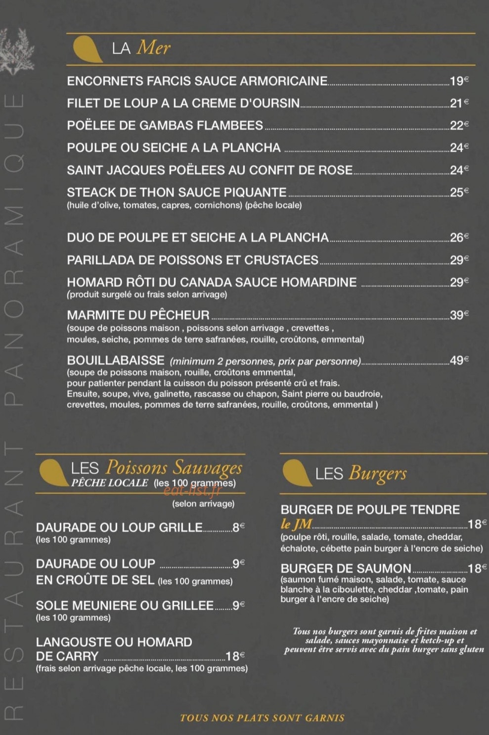 Le Saint Trop — carte page 4