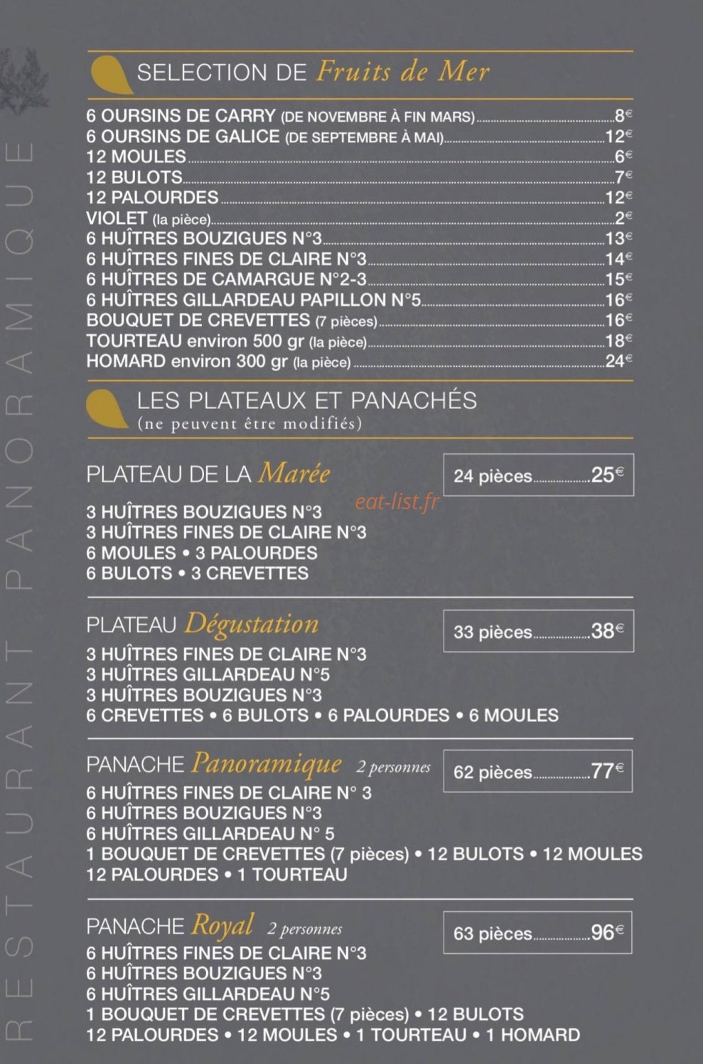 Le Saint Trop — carte page 2