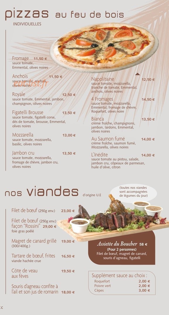 Les Terrasses — carte page 3
