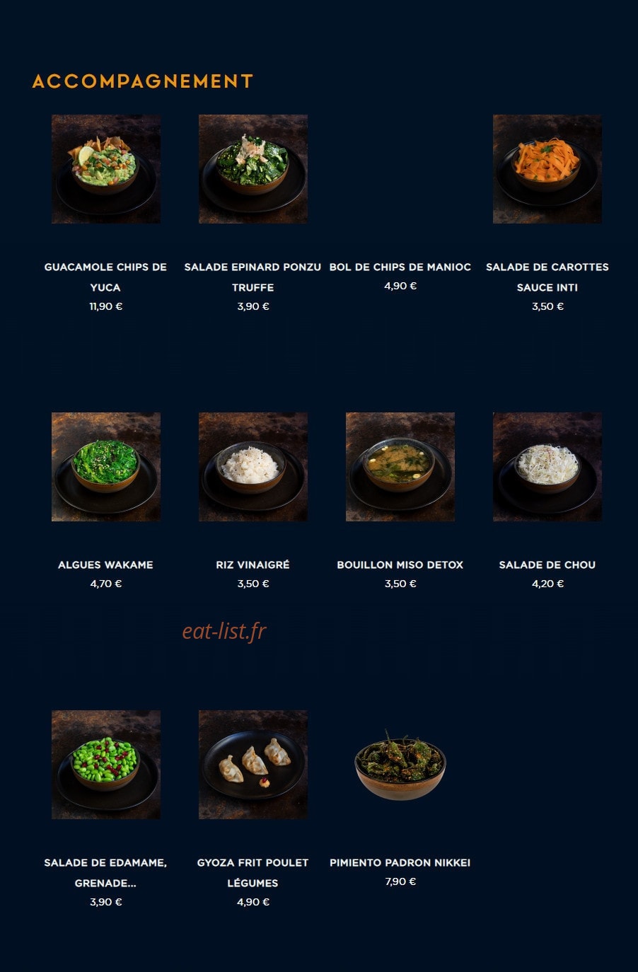 NKI sushi — carte page 12