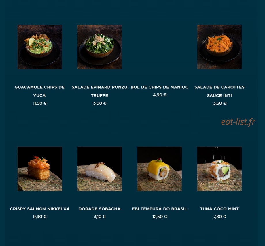 NKI sushi — carte page 4