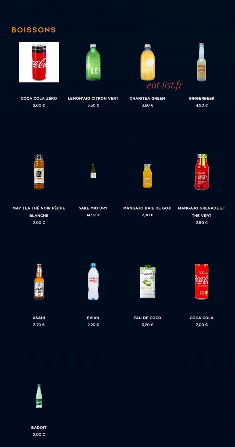 NKI sushi — carte page 14