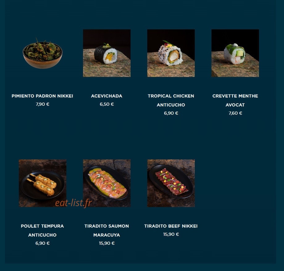 NKI sushi — carte page 5