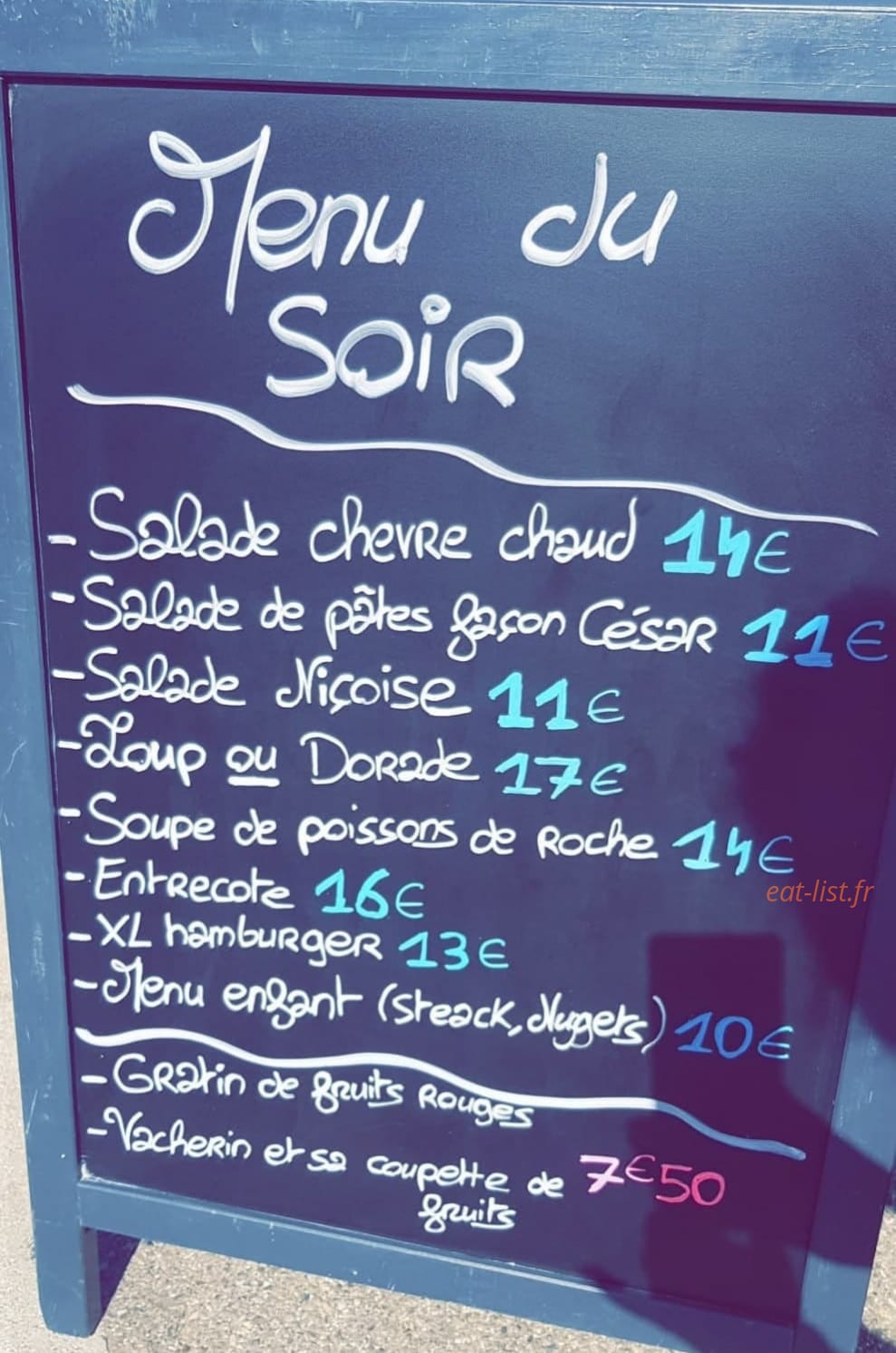 Rest'o Cap Rousset — carte page 1