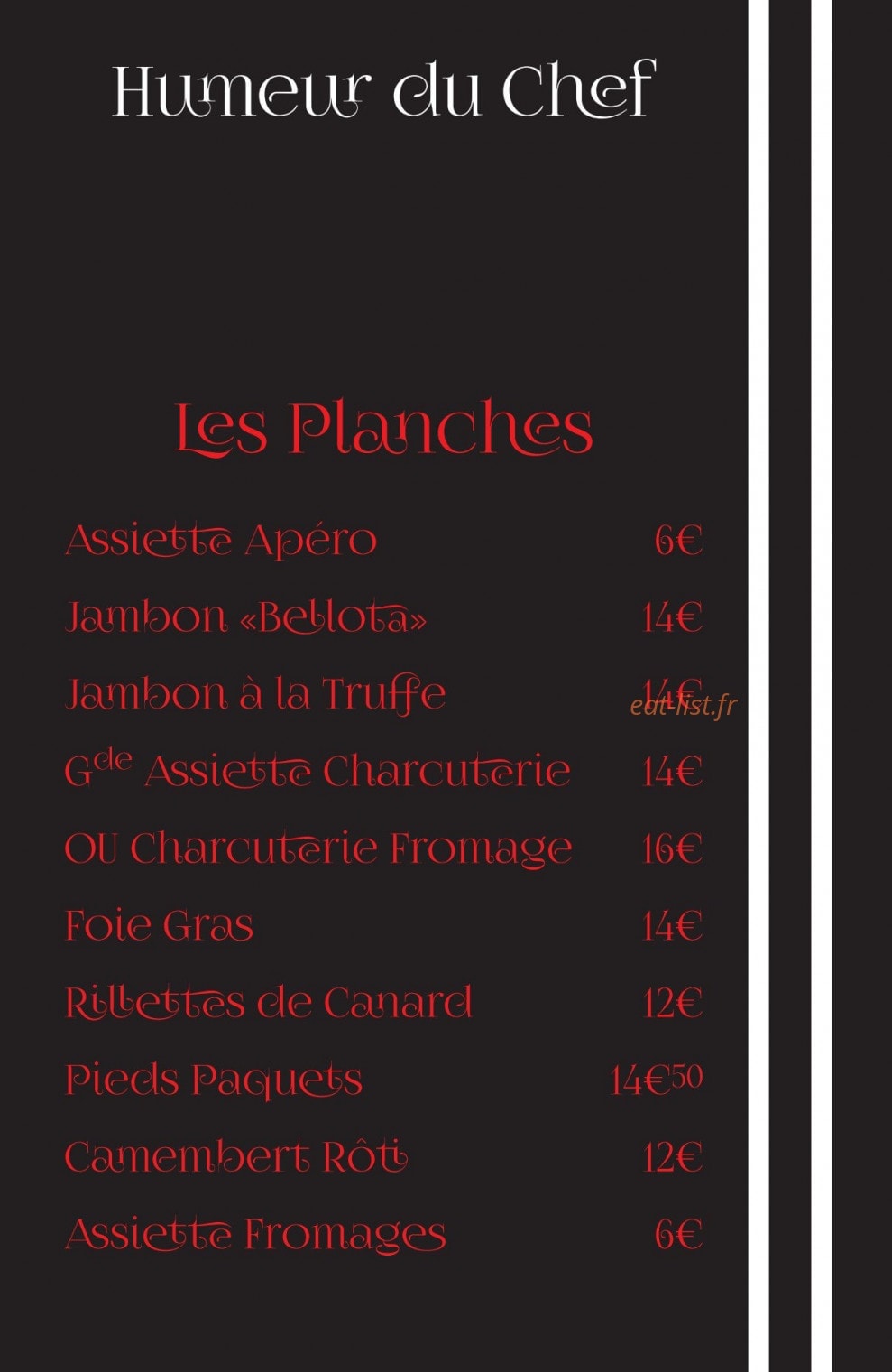 Treize 600 vins — carte page 2