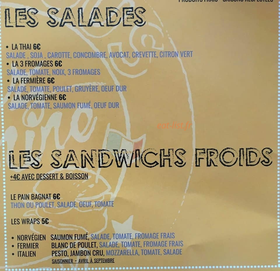 Chez Karine — carte page 4