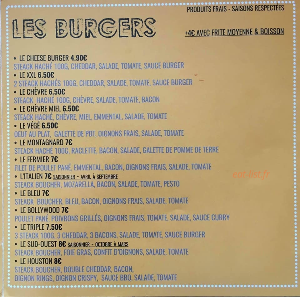 Chez Karine — carte page 1