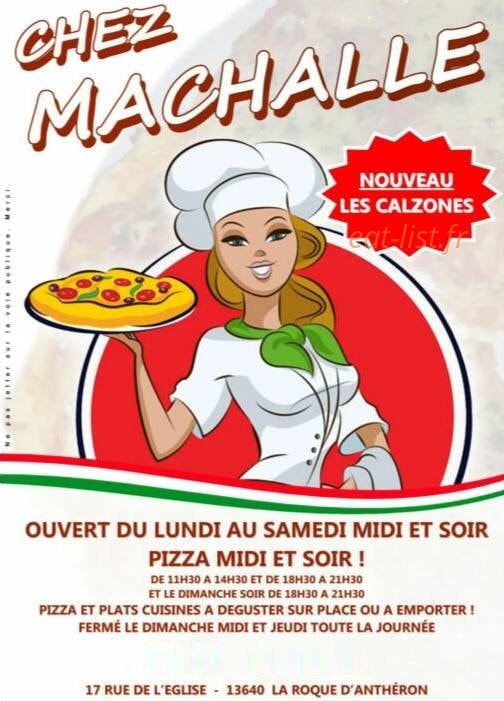 Chez machalle — carte page 1