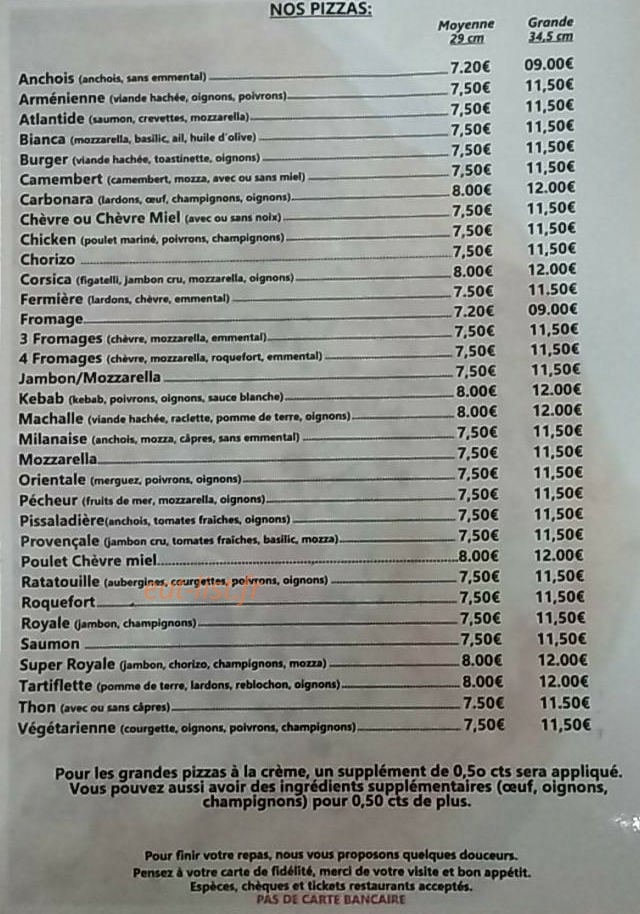 Chez machalle — carte page 2