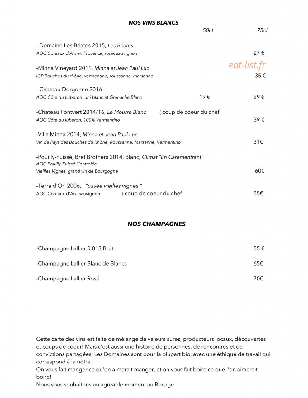 Le Bocage — carte page 7