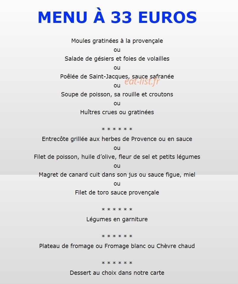 Auberge Aux Petits Pavés — carte page 2
