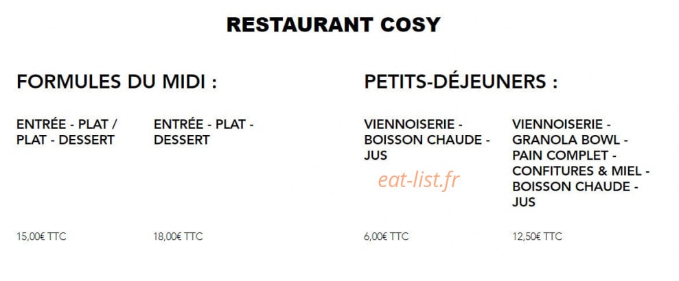 Chez Louise — carte page 1