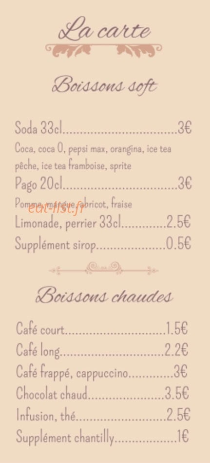 La chope dorée — carte page 5