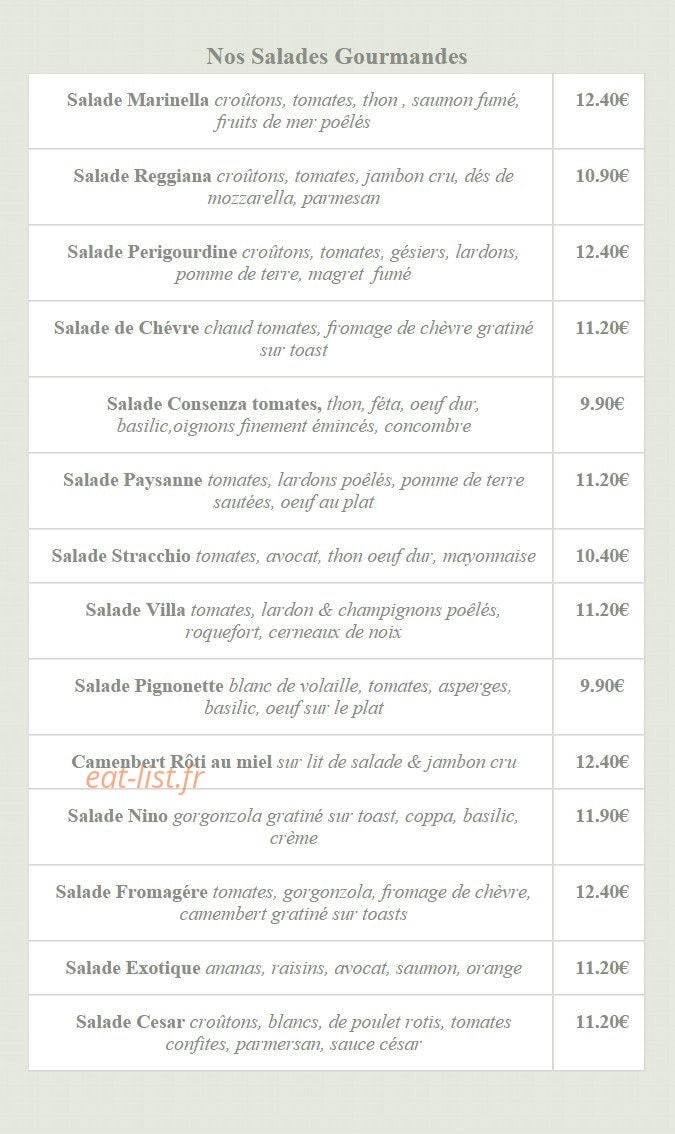 Copains Copines — carte page 3