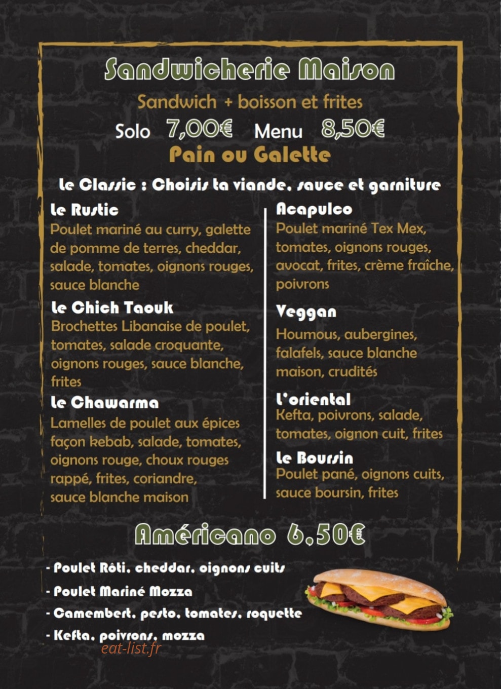 Côté rôtisserie — carte page 2