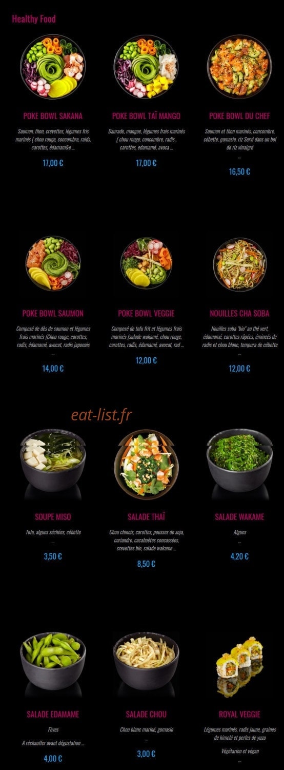 Enjoy Sushi — carte page 5