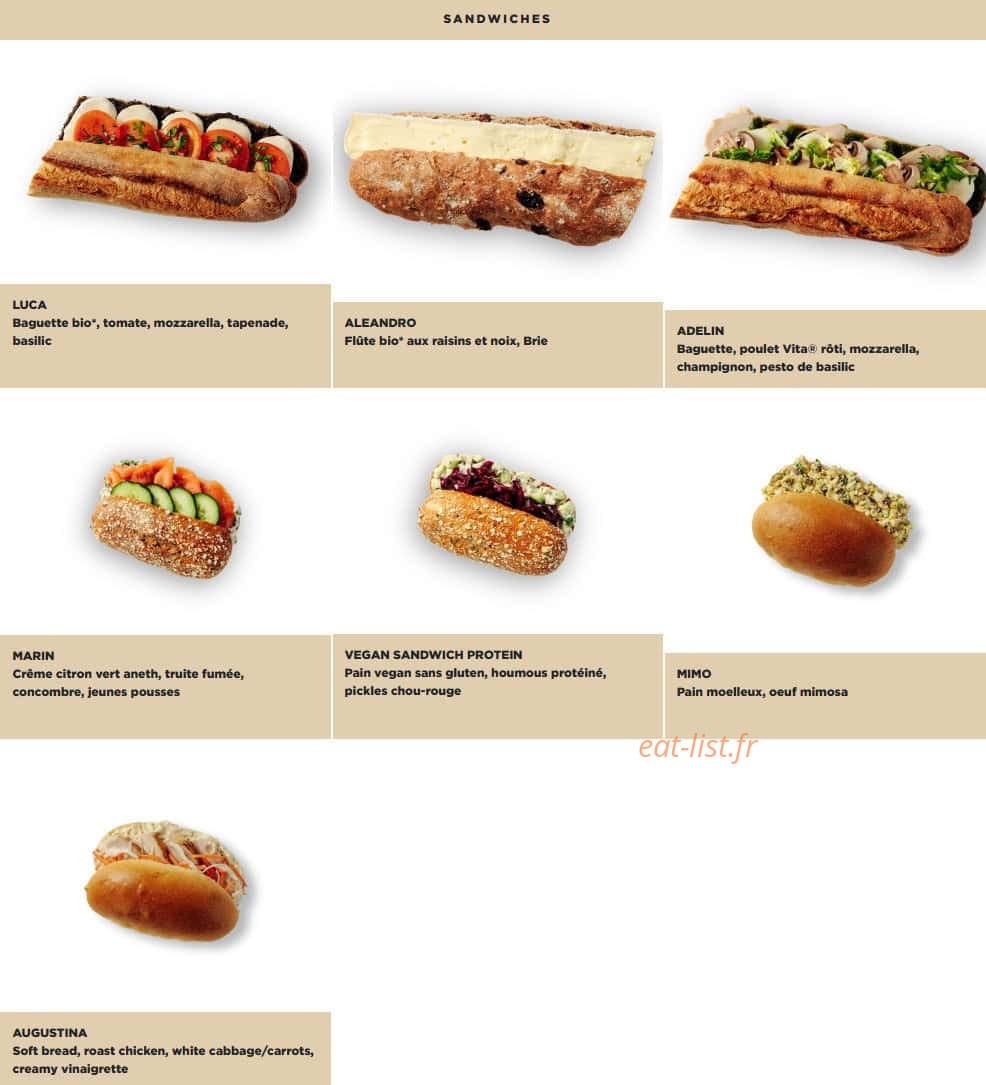 Exki — carte page 3