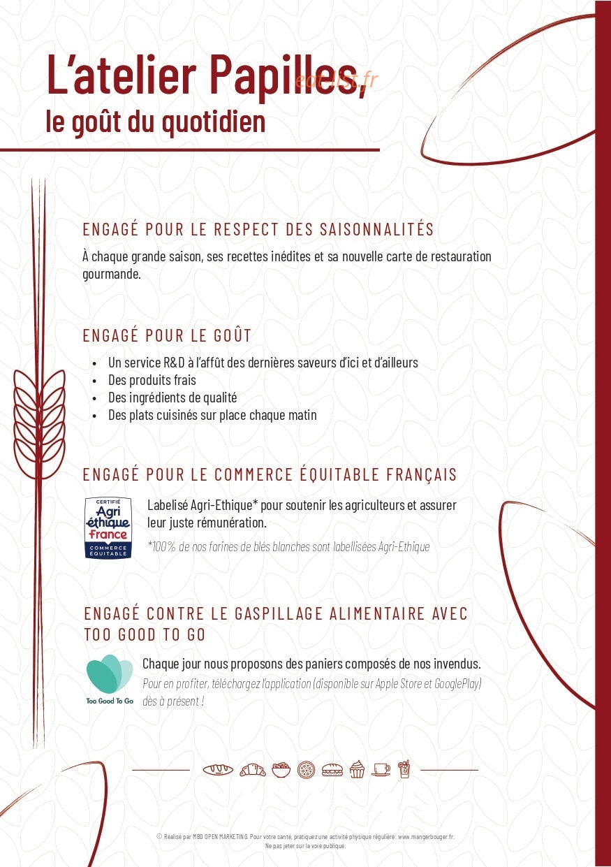 L'Atelier Papilles — carte page 8