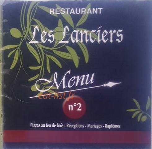 Les Lanciers — carte page 1