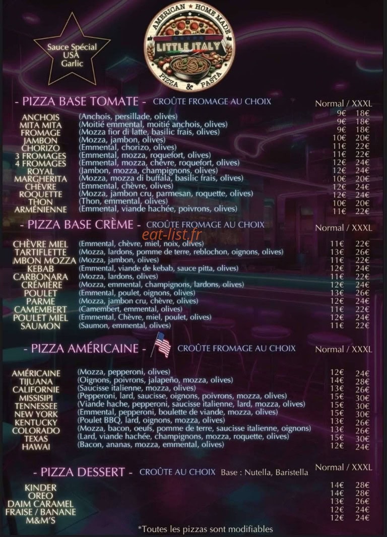 Little Italy — carte page 2