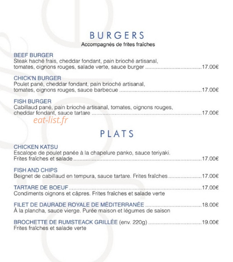 Majorelle Café — carte page 2