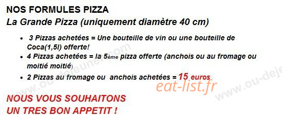 Myster Pizza — carte page 8