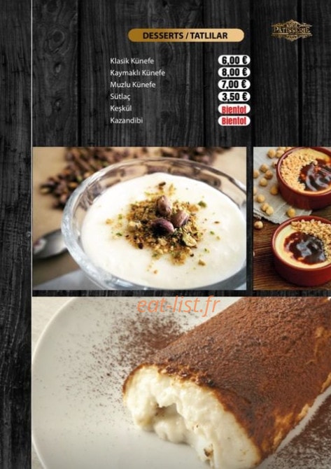 Royal Patisserie — carte page 6