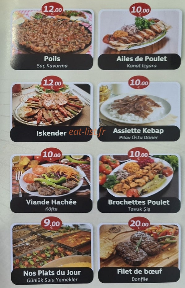 Uludag Restaurant — carte page 3