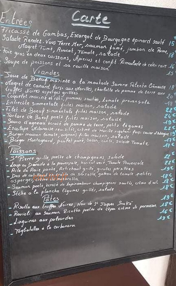 Le rendez-vous — carte page 1
