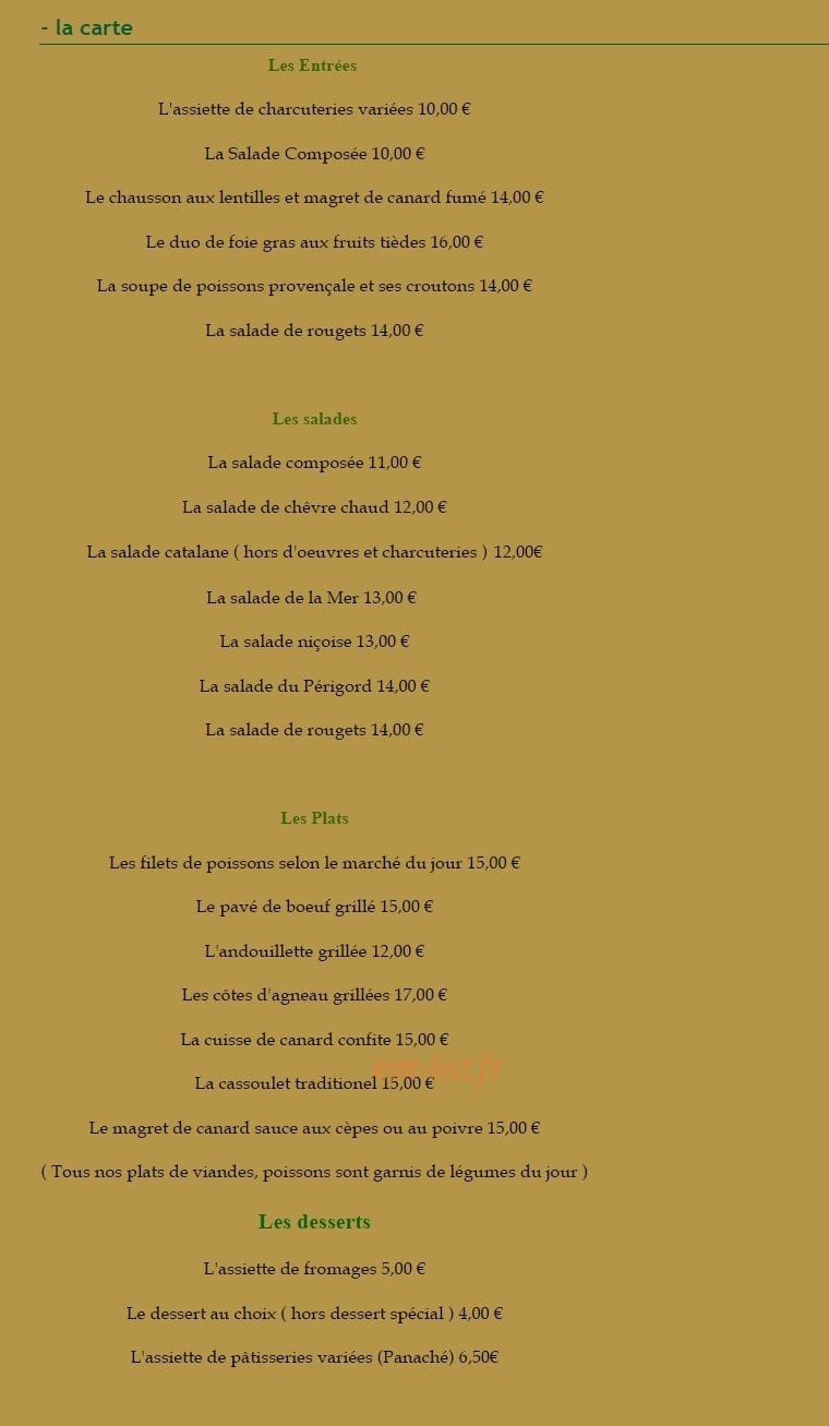 La crémaillère — carte page 5