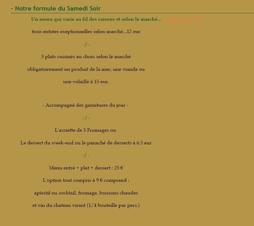 La crémaillère — carte page 6