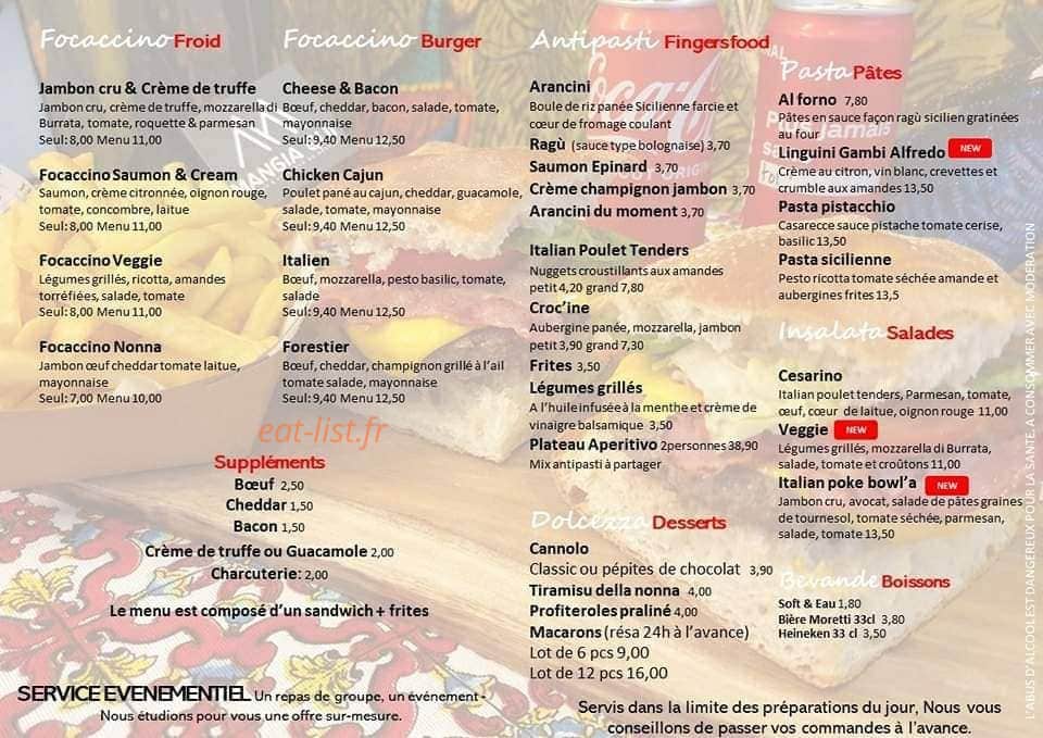 Mangia Qui — carte page 2