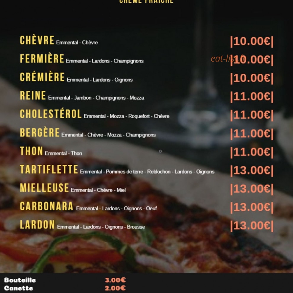 La Cigale — carte page 3