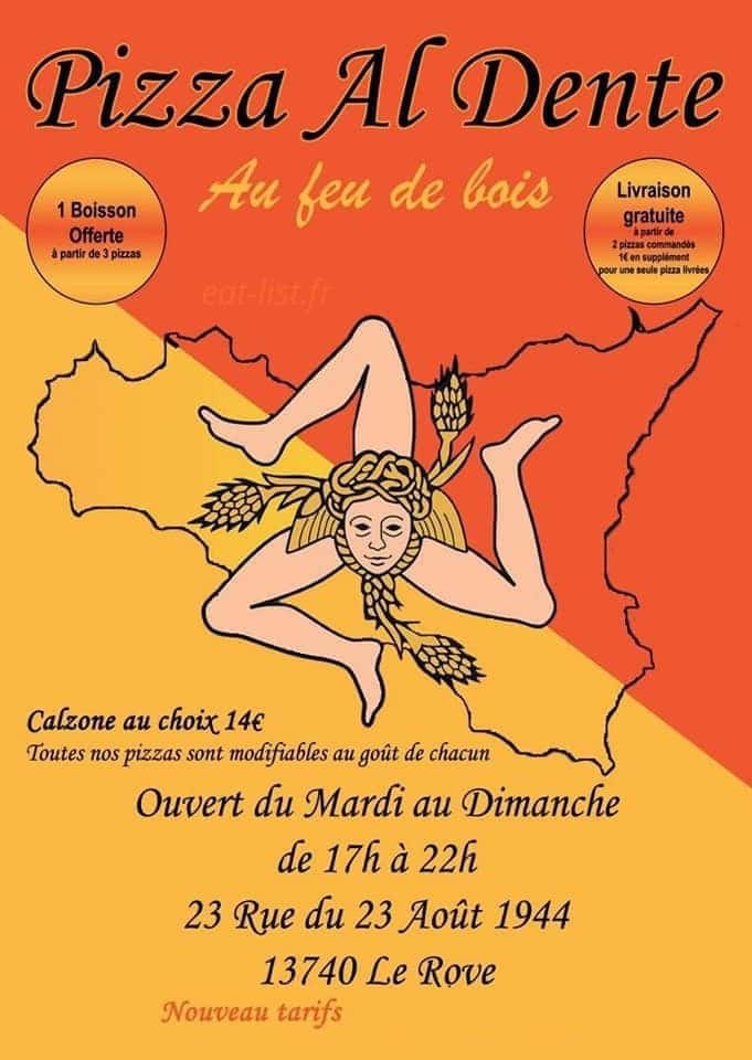 Pizza al dente — carte page 1