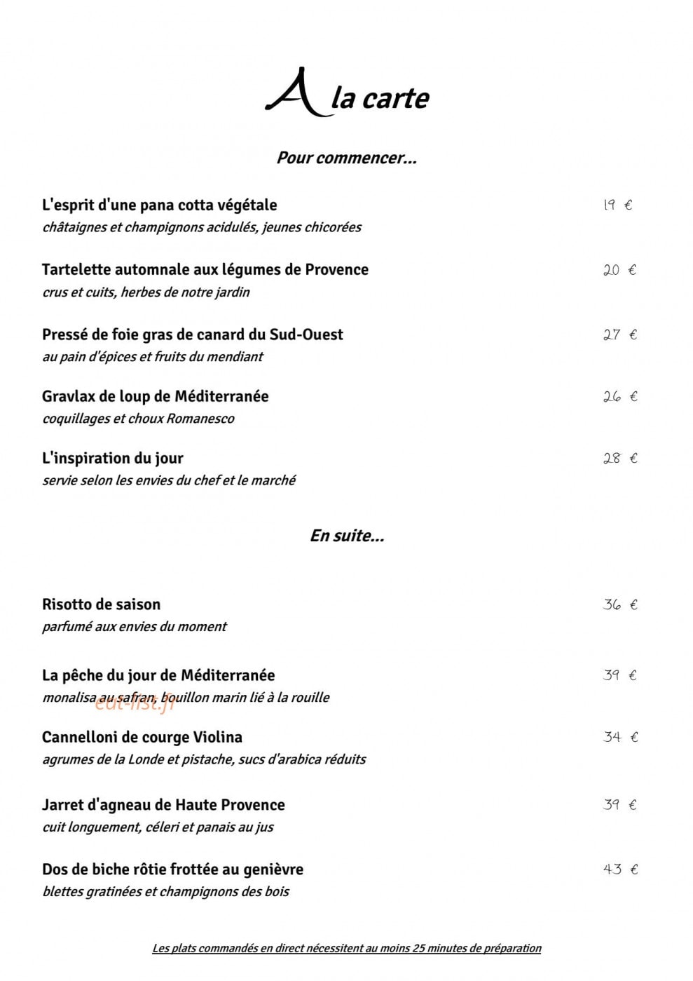 Le Mas Bottero — carte page 13