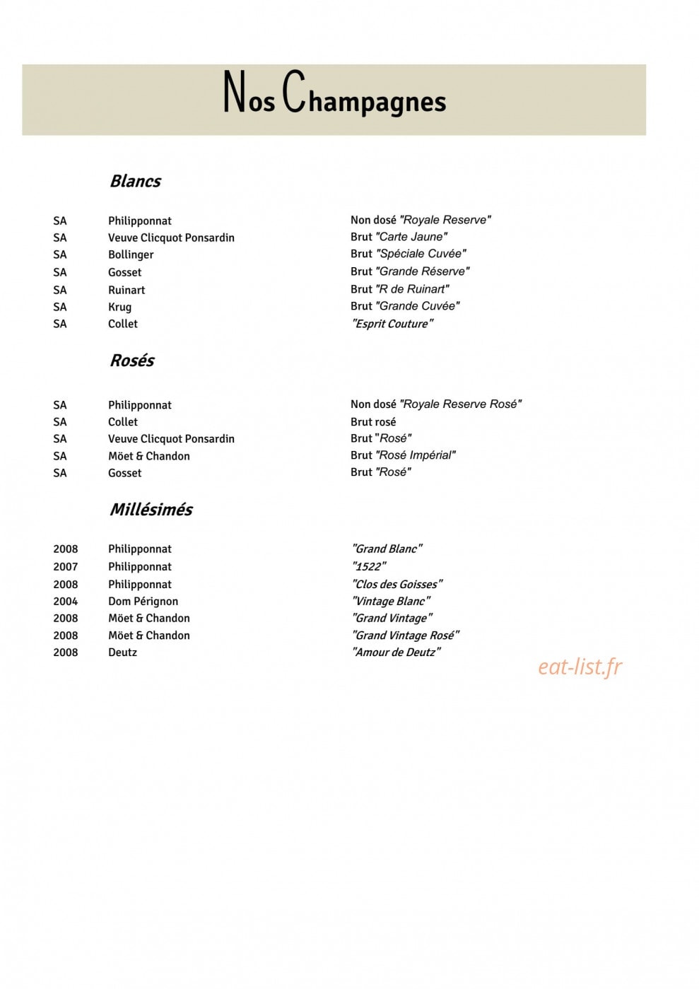 Le Mas Bottero — carte page 2