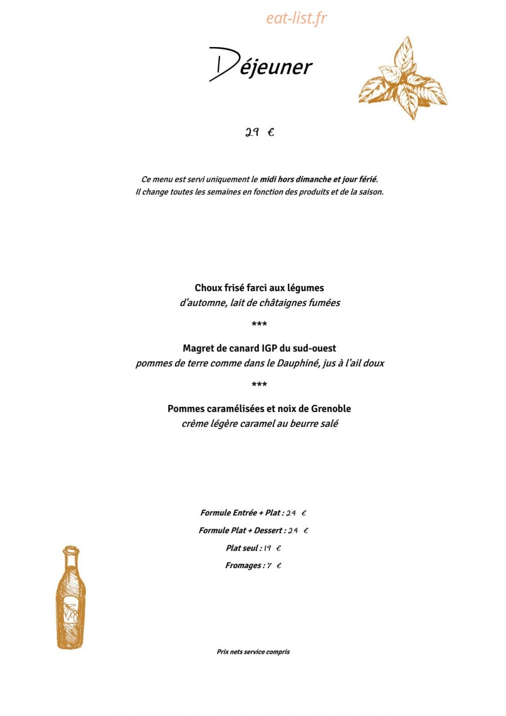 Le Mas Bottero — carte page 15