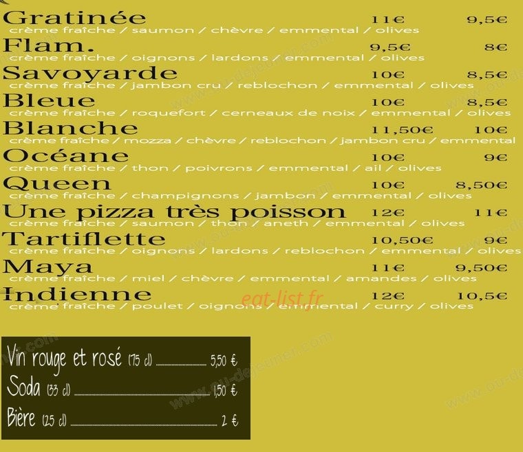 Pizza'Vincent — carte page 2