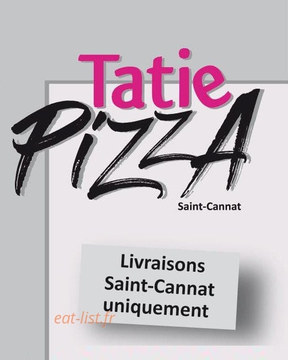 Tatie pizza — carte page 1