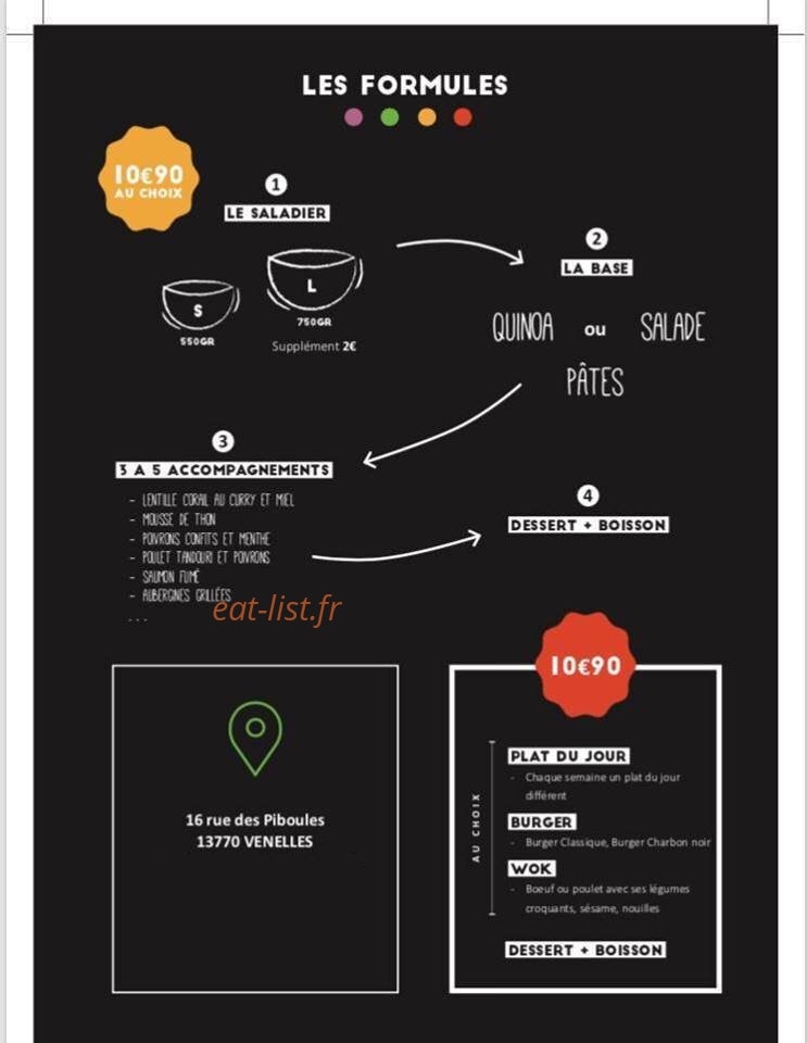 Comptoir des Mets — carte page 1