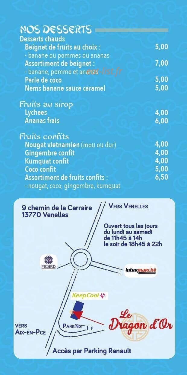 Le dragon d'or — carte page 6